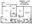 1,070 sq. ft. floor plan