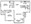 841 sq. ft. 2A floor plan