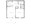 725 sq. ft. La Moyne Plan A floor plan