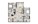 1,205 sq. ft. B2 floor plan
