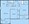 907 sq. ft. B1 floor plan