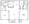 1,027 sq. ft. B floor plan