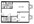 829 sq. ft. P3A Mkt floor plan