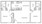1,020 sq. ft. G floor plan