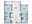 914 sq. ft. Blackburn 60% floor plan