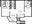 973 sq. ft. B4 floor plan