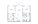 950 sq. ft. B1 floor plan