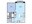 657 sq. ft. A1 floor plan