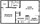 540 sq. ft. A1 floor plan
