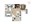 735 sq. ft. A3 floor plan