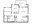 820 sq. ft. to 867 sq. ft. floor plan