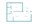 595 sq. ft. A2 floor plan