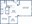 1,075 sq. ft. New York floor plan