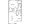 685 sq. ft. floor plan