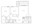 858 sq. ft. E floor plan