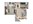 727 sq. ft. A5 floor plan