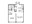 747 sq. ft. B3 floor plan