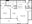 732 sq. ft. Sedona/A1 floor plan