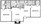 1,000 sq. ft. B2 floor plan