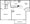 665 sq. ft. A2 floor plan