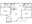 977 sq. ft. E floor plan