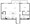 932 sq. ft. L floor plan