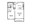 796 sq. ft. B2.1 floor plan