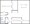 700 sq. ft. A3 floor plan