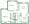 987 sq. ft. B1 floor plan