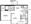 653 sq. ft. Park floor plan