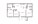 1,081 sq. ft. 60% floor plan