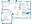 1,457 sq. ft. B3A floor plan
