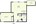 648 sq. ft. B4 floor plan