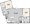 1,118 sq. ft. B2D floor plan