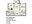 870 sq. ft. A3 floor plan