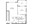 767 sq. ft. A3aG floor plan
