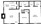 900 sq. ft. B2/B3 floor plan