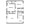 722 sq. ft. floor plan