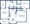 988 sq. ft. J floor plan