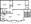 724 sq. ft. floor plan