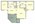 980 sq. ft. E floor plan
