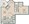 870 sq. ft. A4 floor plan