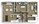 914 sq. ft. floor plan