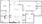 1,423 sq. ft. B7 floor plan