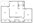 961 sq. ft. B2 floor plan