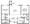 1,018 sq. ft. B6 floor plan
