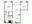 818 sq. ft. A8 floor plan