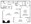 684 sq. ft. A4 floor plan