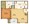 786 sq. ft. Willow floor plan