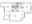 875 sq. ft. Lancaster floor plan